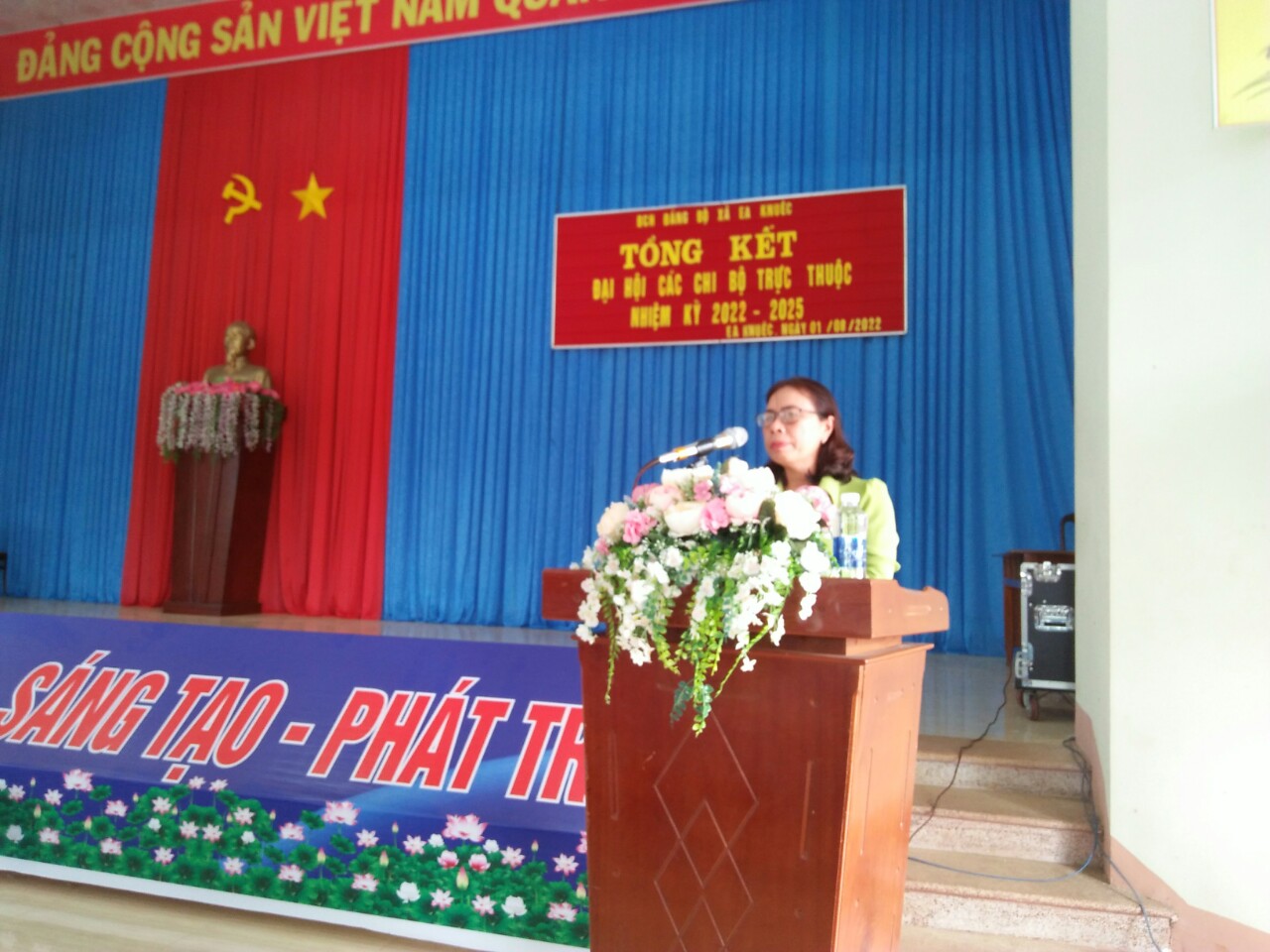 Đảng Bộ Xã Ea Knuếc Tổ Chức Hội Nghị Tổng Kết Công Tác Đại Hội Các Chi Bộ Trực Thuộc Nhiệm Kỳ 2022 - 2025